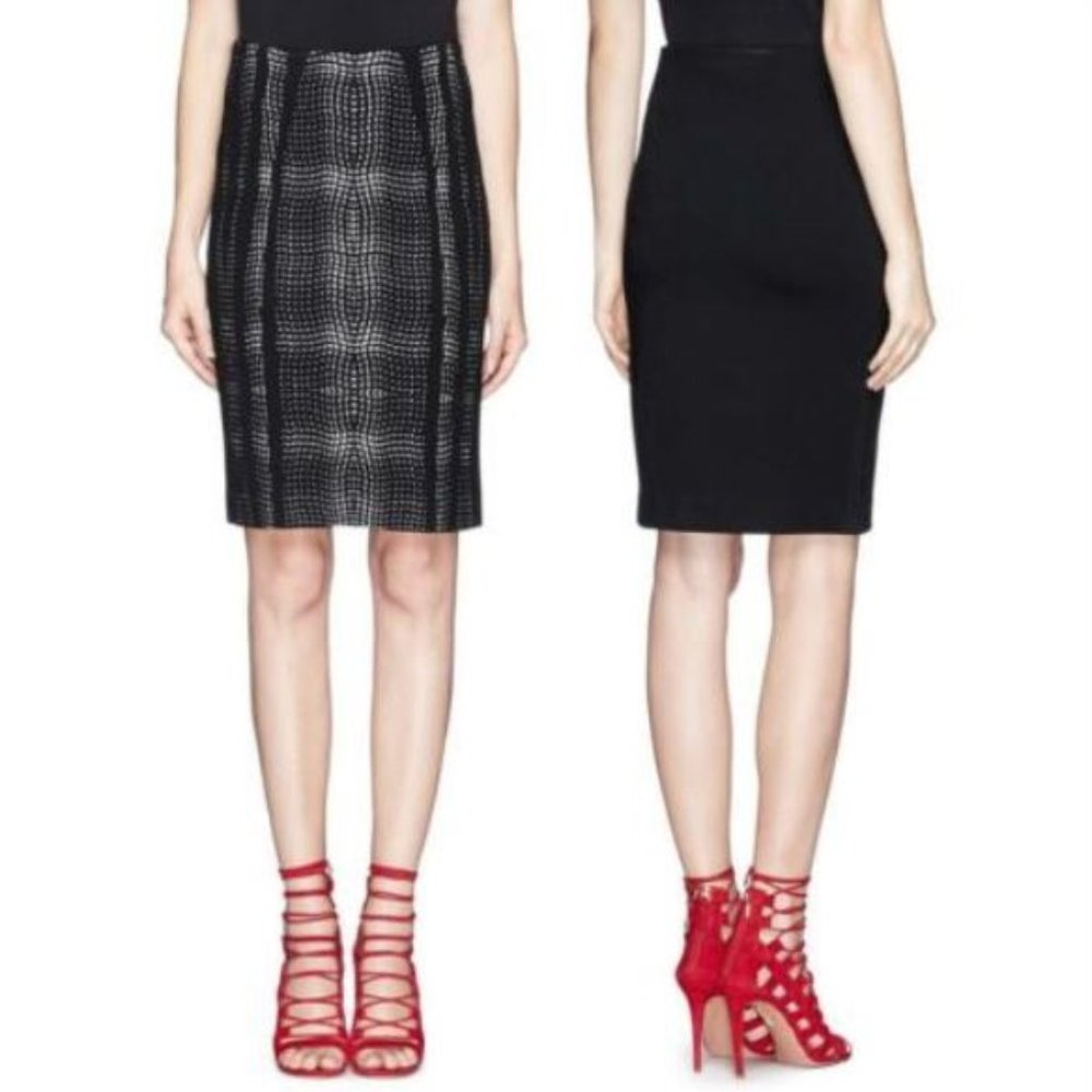 Diane Von Furstenberg Panel Marta Pencil Skirt 10